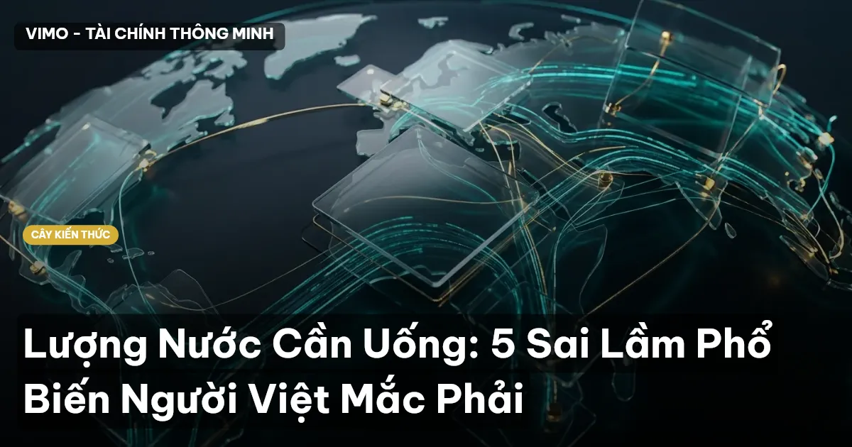 Lượng Nước Cần Uống: 5 Sai Lầm Phổ Biến Người Việt Mắc Phải