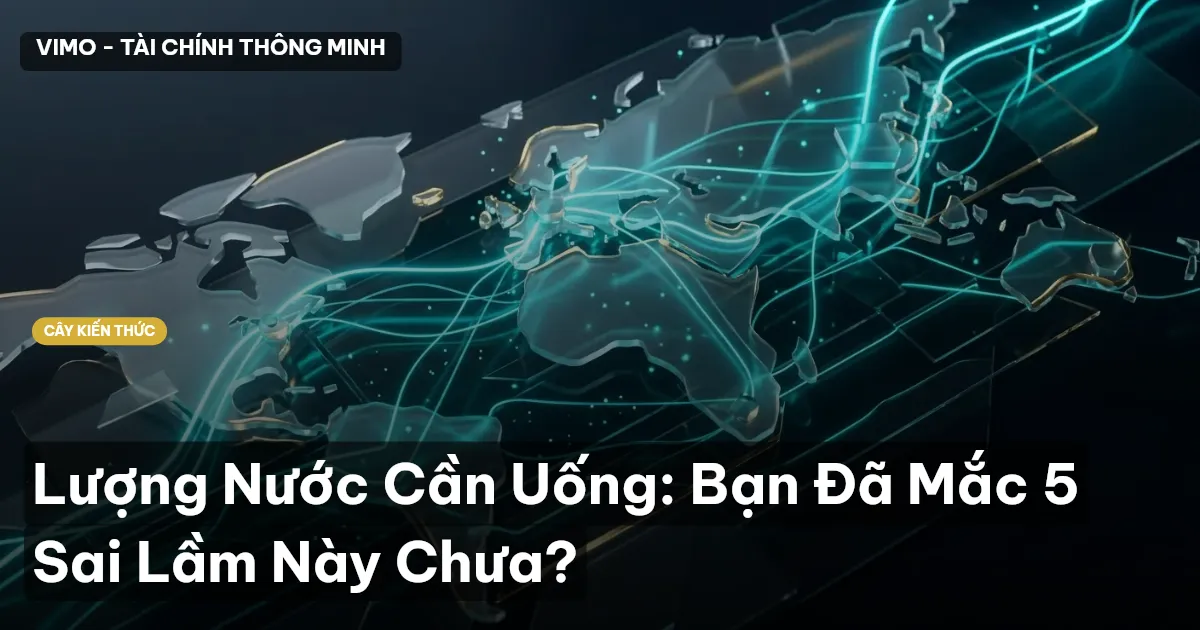 Lượng Nước Cần Uống: Bạn Đã Mắc 5 Sai Lầm Này Chưa?