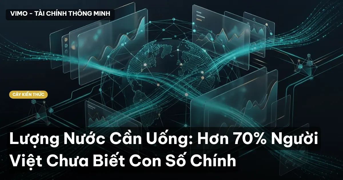 Lượng Nước Cần Uống: Hơn 70% Người Việt Chưa Biết Con Số Chính