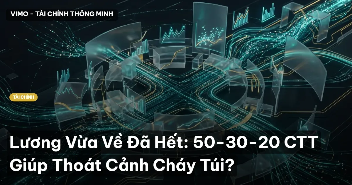 Lương Vừa Về Đã Hết: 50-30-20 CTT Giúp Thoát Cảnh Cháy Túi?