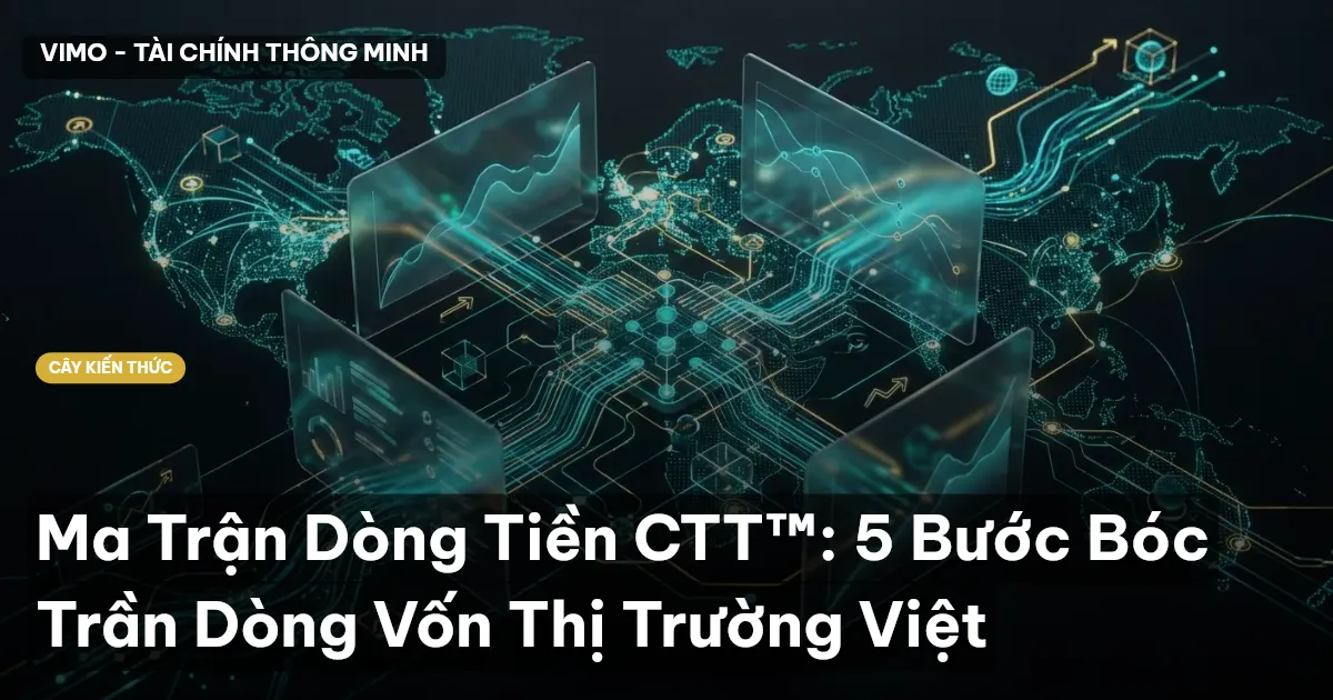 Ma Trận Dòng Tiền CTT™: 5 Bước Bóc Trần Dòng Vốn Thị Trường Việt