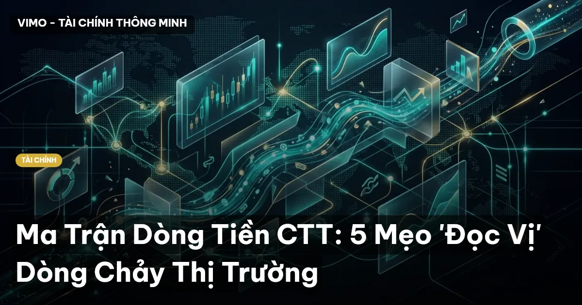 Ma Trận Dòng Tiền CTT: 5 Mẹo 'Đọc Vị' Dòng Chảy Thị Trường