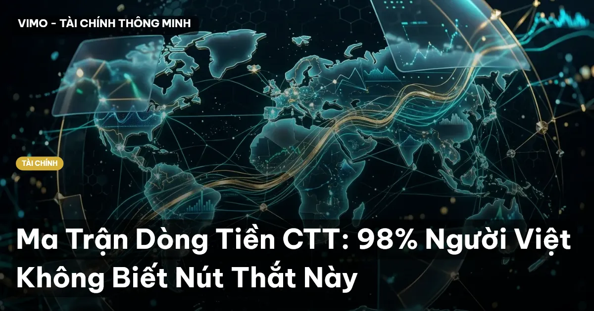 Ma Trận Dòng Tiền CTT: 98% Người Việt Không Biết Nút Thắt Này