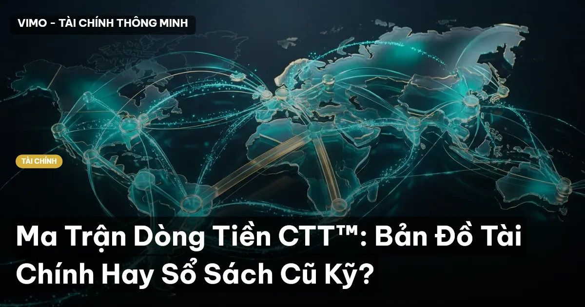 Ma Trận Dòng Tiền CTT™: Bản Đồ Tài Chính Hay Sổ Sách Cũ Kỹ?