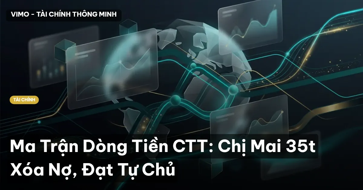 Ma Trận Dòng Tiền CTT: Chị Mai 35t Xóa Nợ, Đạt Tự Chủ