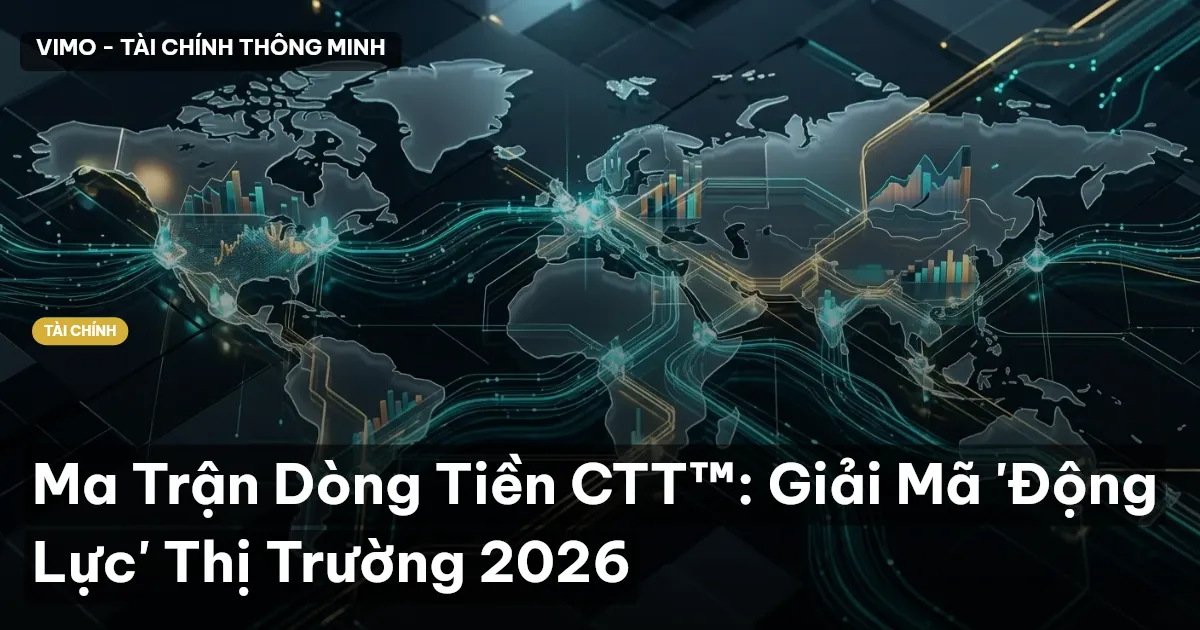 Ma Trận Dòng Tiền CTT™: Giải Mã 'Động Lực' Thị Trường 2026