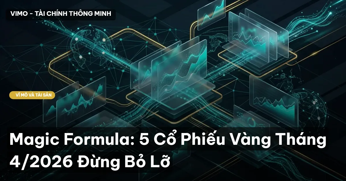 Magic Formula: 5 Cổ Phiếu Vàng Tháng 4/2026 Đừng Bỏ Lỡ