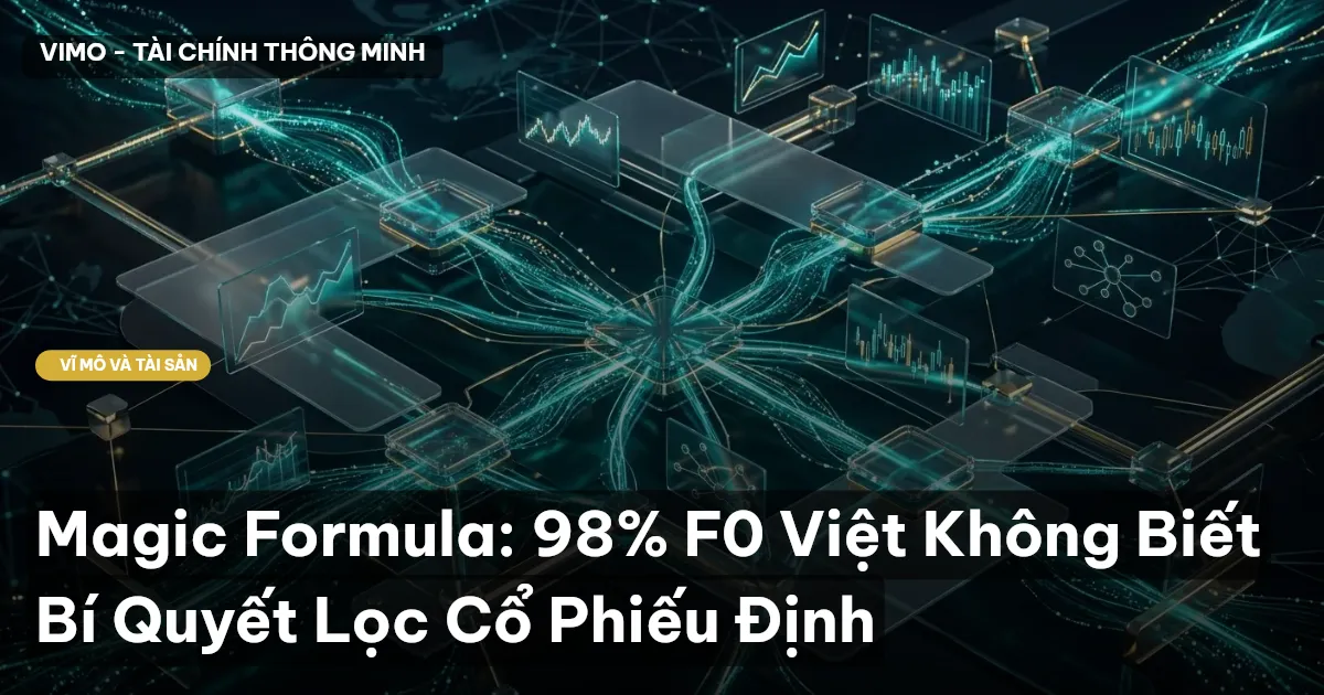 Magic Formula: 98% F0 Việt Không Biết Bí Quyết Lọc Cổ Phiếu Định