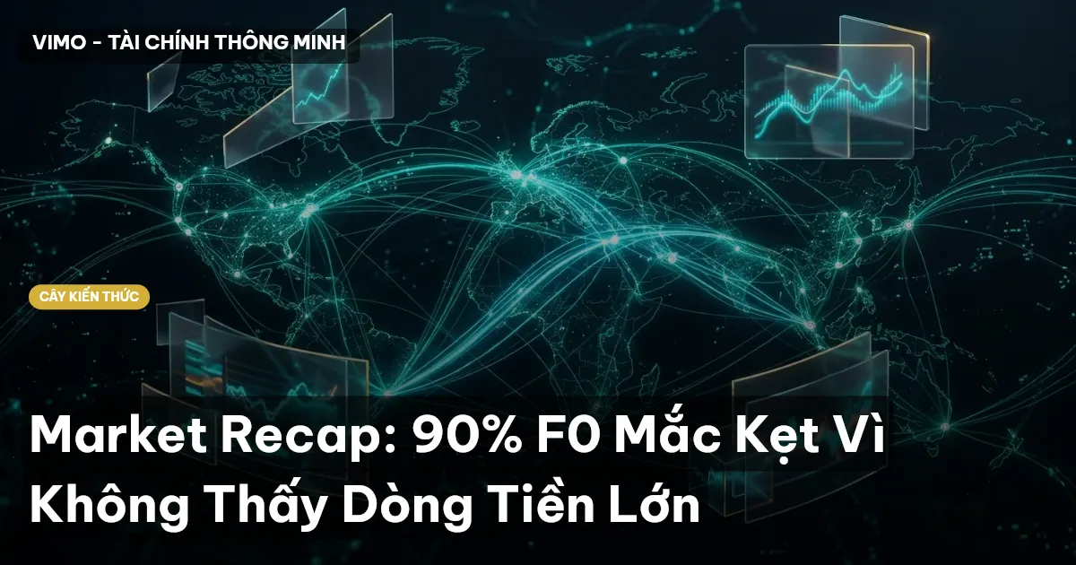 Market Recap: 90% F0 Mắc Kẹt Vì Không Thấy Dòng Tiền Lớn