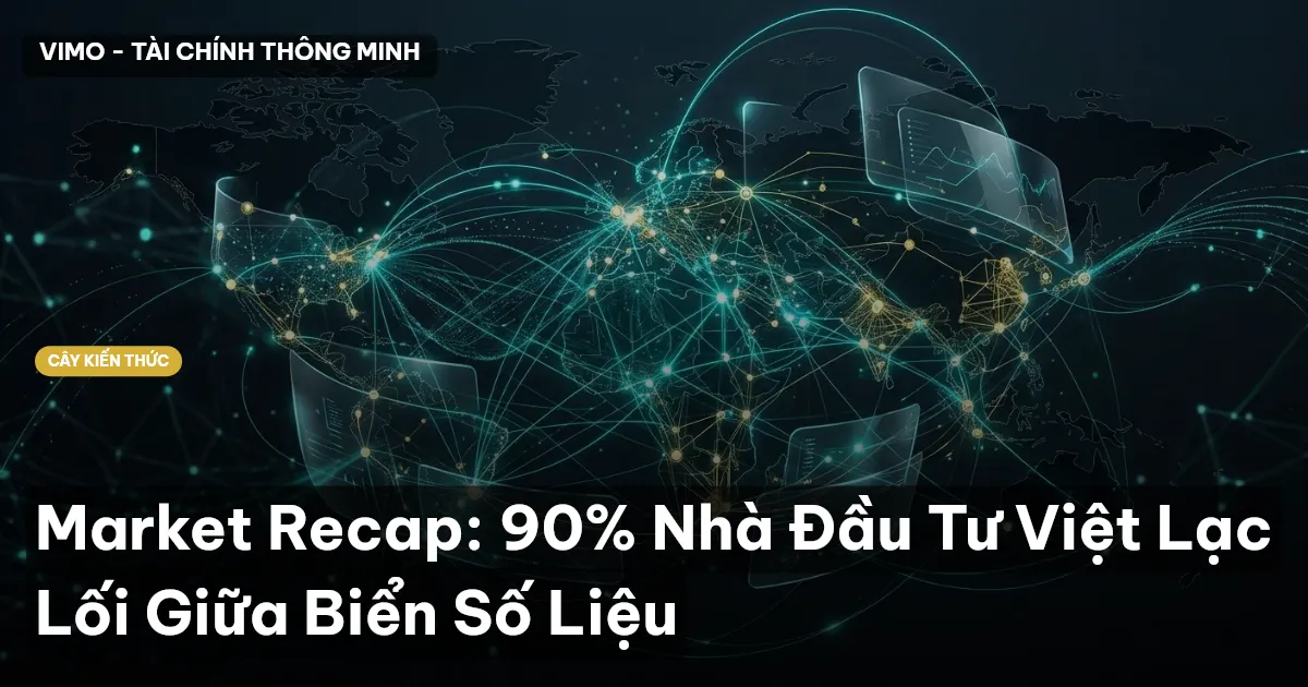 Market Recap: 90% Nhà Đầu Tư Việt Lạc Lối Giữa Biển Số Liệu