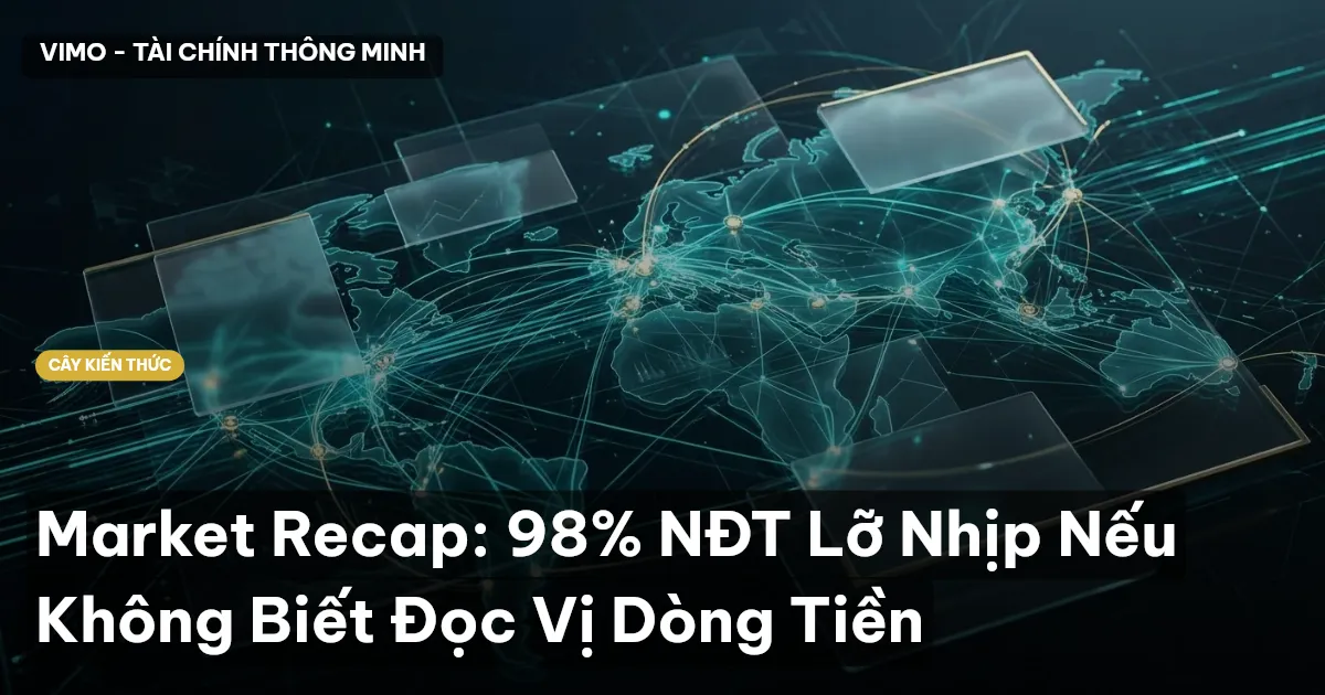 Market Recap: 98% NĐT Lỡ Nhịp Nếu Không Biết Đọc Vị Dòng Tiền