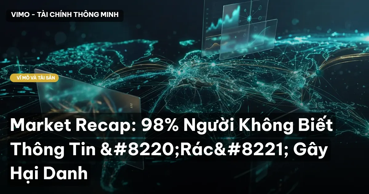 Market Recap: 98% Người Không Biết Thông Tin "Rác" Gây Hại Danh