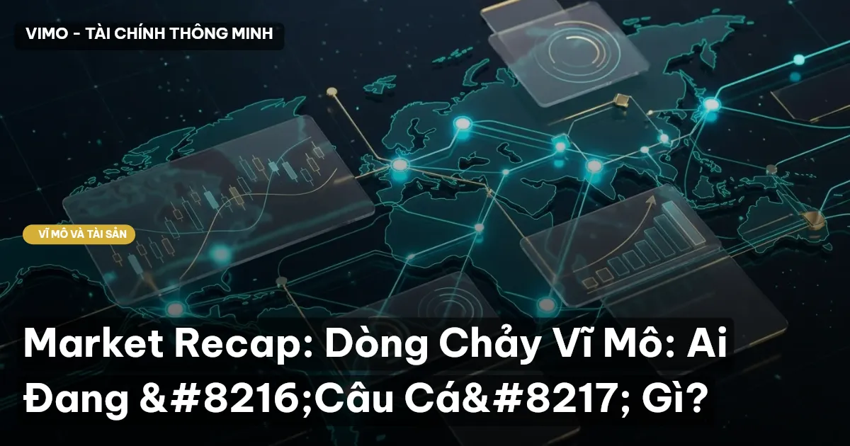 Market Recap: Dòng Chảy Vĩ Mô: Ai Đang ‘Câu Cá’ Gì?