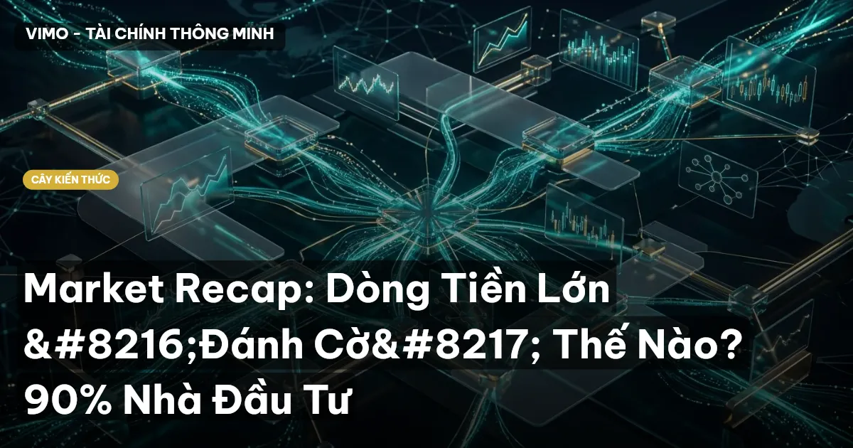 Market Recap: Dòng Tiền Lớn ‘Đánh Cờ’ Thế Nào? 90% Nhà Đầu Tư