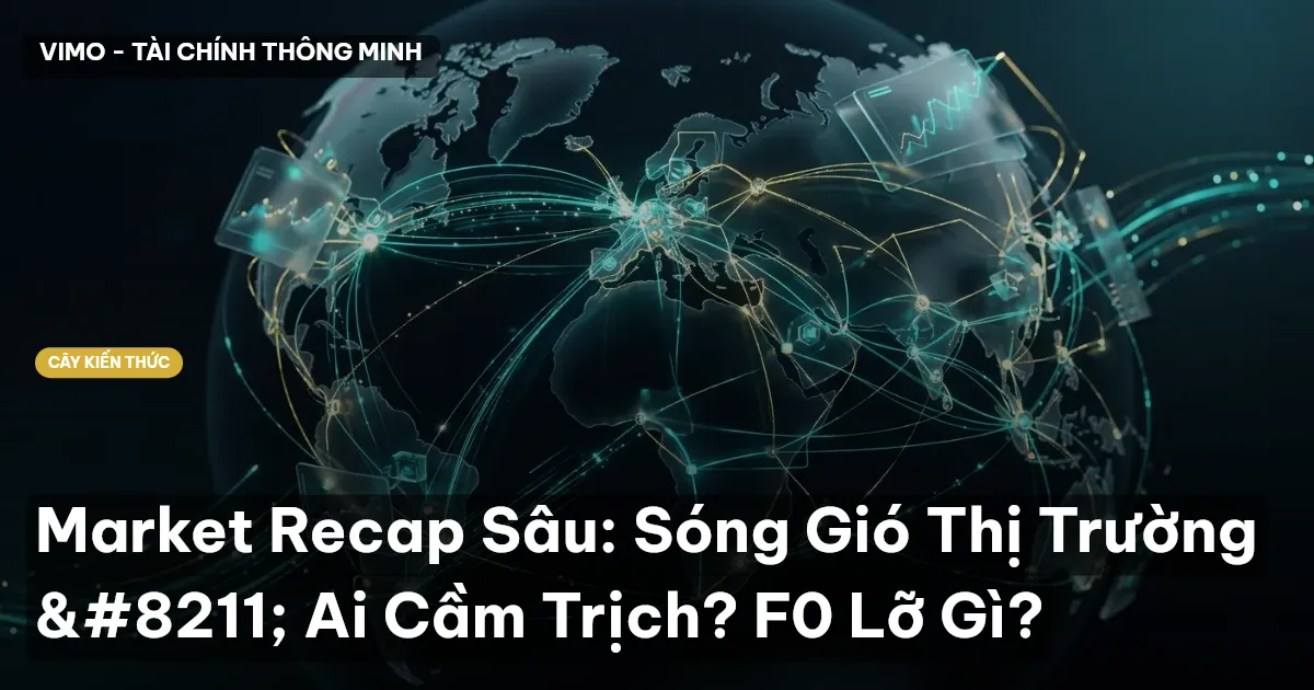 Market Recap Sâu: Sóng Gió Thị Trường – Ai Cầm Trịch? F0 Lỡ Gì?