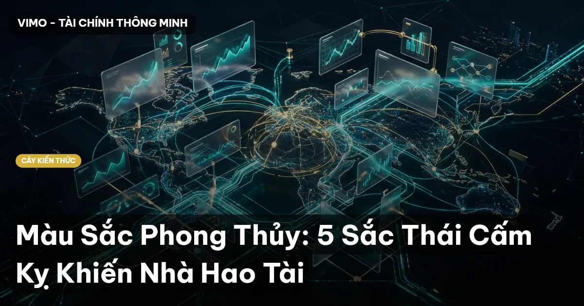 Màu Sắc Phong Thủy: 5 Sắc Thái Cấm Kỵ Khiến Nhà Hao Tài