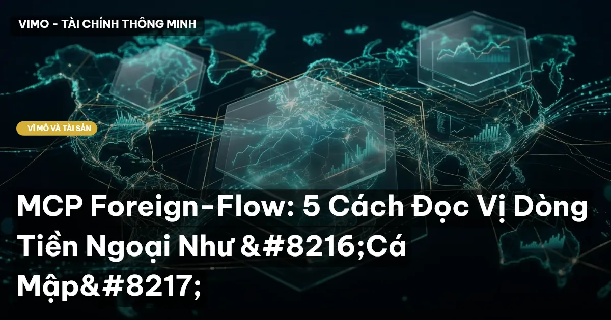 MCP Foreign-Flow: 5 Cách Đọc Vị Dòng Tiền Ngoại Như ‘Cá Mập’