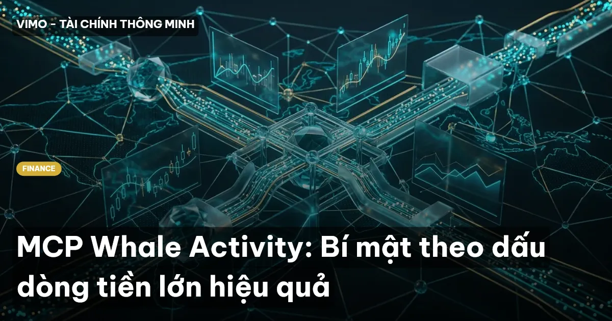 MCP Whale Activity: Bí mật theo dấu dòng tiền lớn hiệu quả