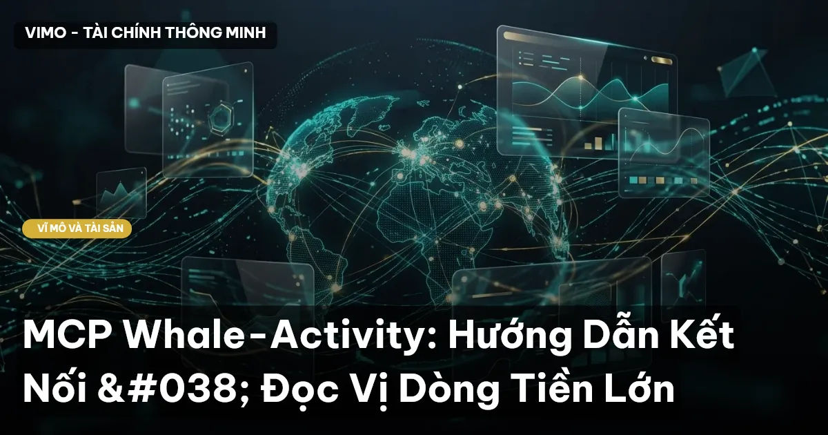 MCP Whale-Activity: Hướng Dẫn Kết Nối & Đọc Vị Dòng Tiền Lớn
