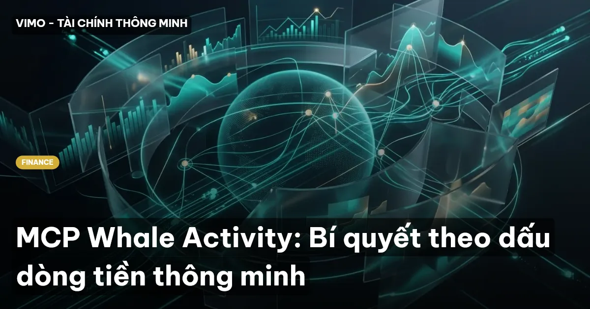 MCP Whale Activity: Bí quyết theo dấu dòng tiền thông minh