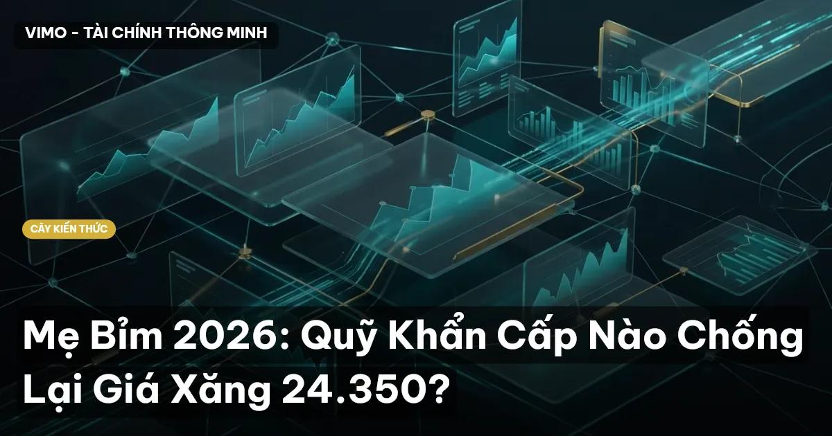 Mẹ Bỉm 2026: Quỹ Khẩn Cấp Nào Chống Lại Giá Xăng 24.350?
