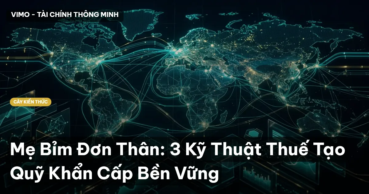 Mẹ Bỉm Đơn Thân: 3 Kỹ Thuật Thuế Tạo Quỹ Khẩn Cấp Bền Vững