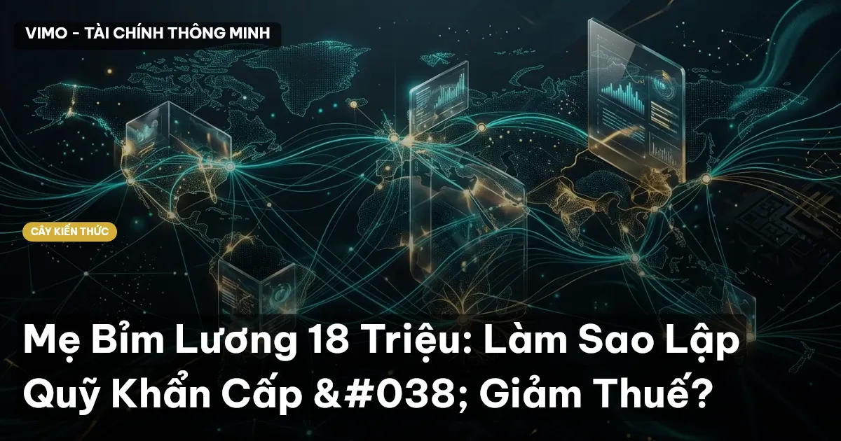 Mẹ Bỉm Lương 18 Triệu: Làm Sao Lập Quỹ Khẩn Cấp & Giảm Thuế?