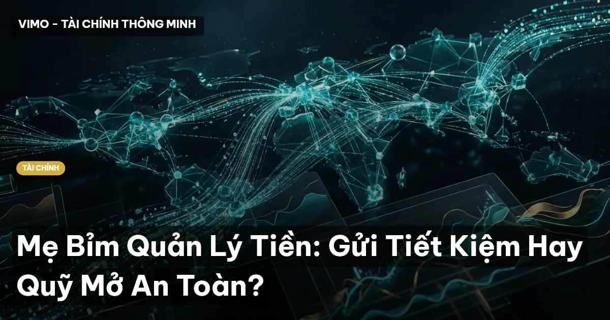 Mẹ Bỉm Quản Lý Tiền: Gửi Tiết Kiệm Hay Quỹ Mở An Toàn?