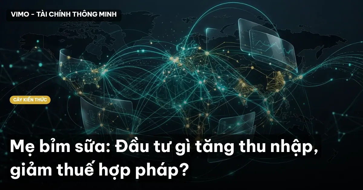 Mẹ bỉm sữa: Đầu tư gì tăng thu nhập, giảm thuế hợp pháp?