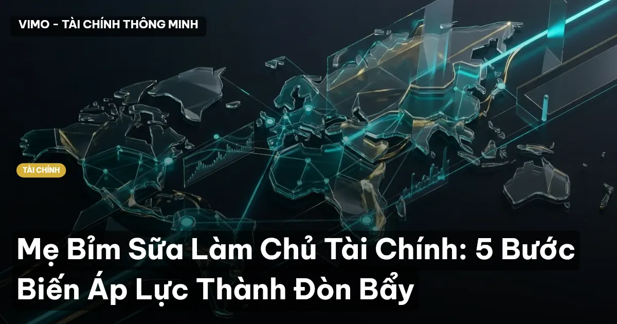 mẹ bỉm sữa quản lý tài chính