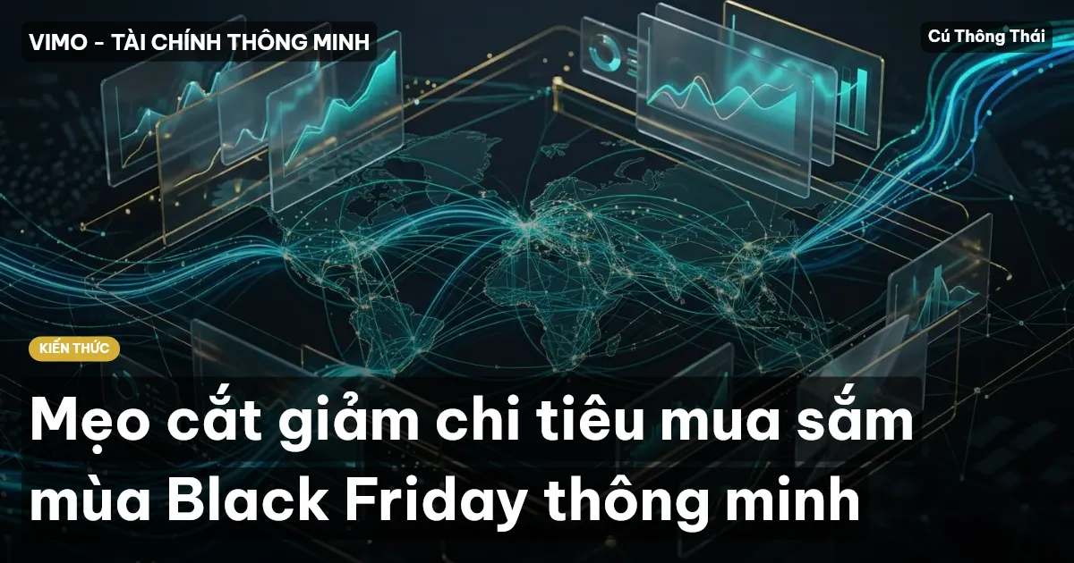 Mẹo cắt giảm chi tiêu mua sắm mùa Black Friday thông minh
