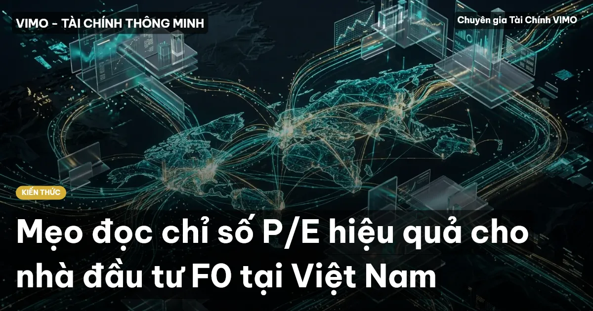 Mẹo đọc chỉ số P/E hiệu quả cho nhà đầu tư F0 tại Việt Nam