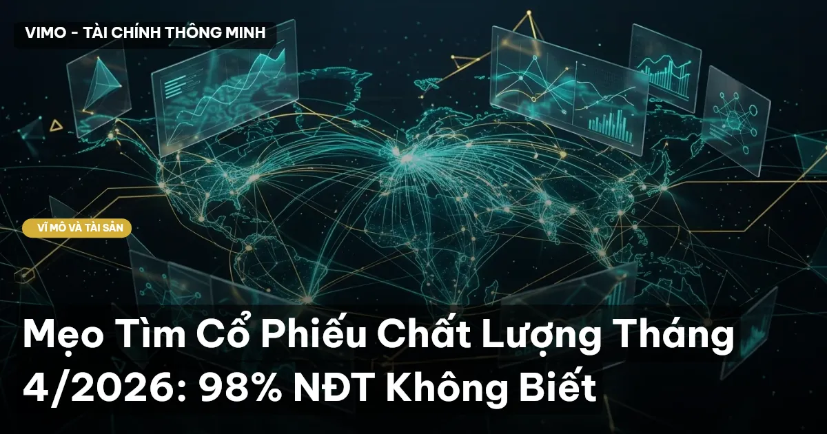 Mẹo Tìm Cổ Phiếu Chất Lượng Tháng 4/2026: 98% NĐT Không Biết