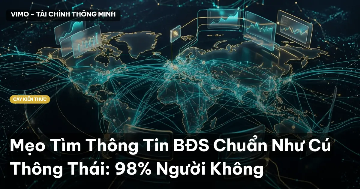 Mẹo Tìm Thông Tin BĐS Chuẩn Như Cú Thông Thái: 98% Người Không