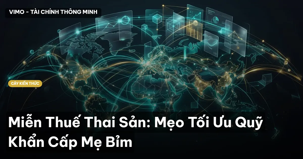 Miễn Thuế Thai Sản: Mẹo Tối Ưu Quỹ Khẩn Cấp Mẹ Bỉm