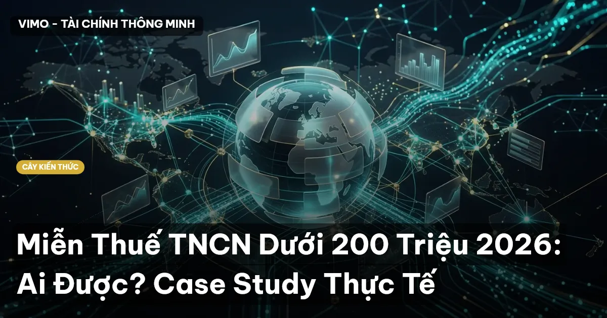 Miễn Thuế TNCN Dưới 200 Triệu 2026: Ai Được? Case Study Thực Tế