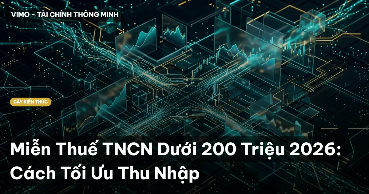 Miễn Thuế TNCN Dưới 200 Triệu 2026: Cách Tối Ưu Thu Nhập