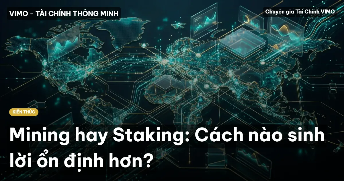 Mining hay Staking: Cách nào sinh lời ổn định hơn?