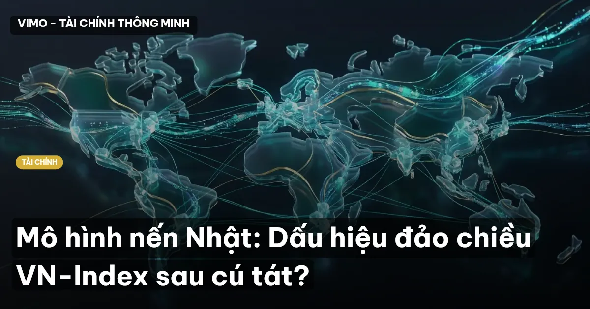 Mô hình nến Nhật: Dấu hiệu đảo chiều VN-Index sau cú tát?