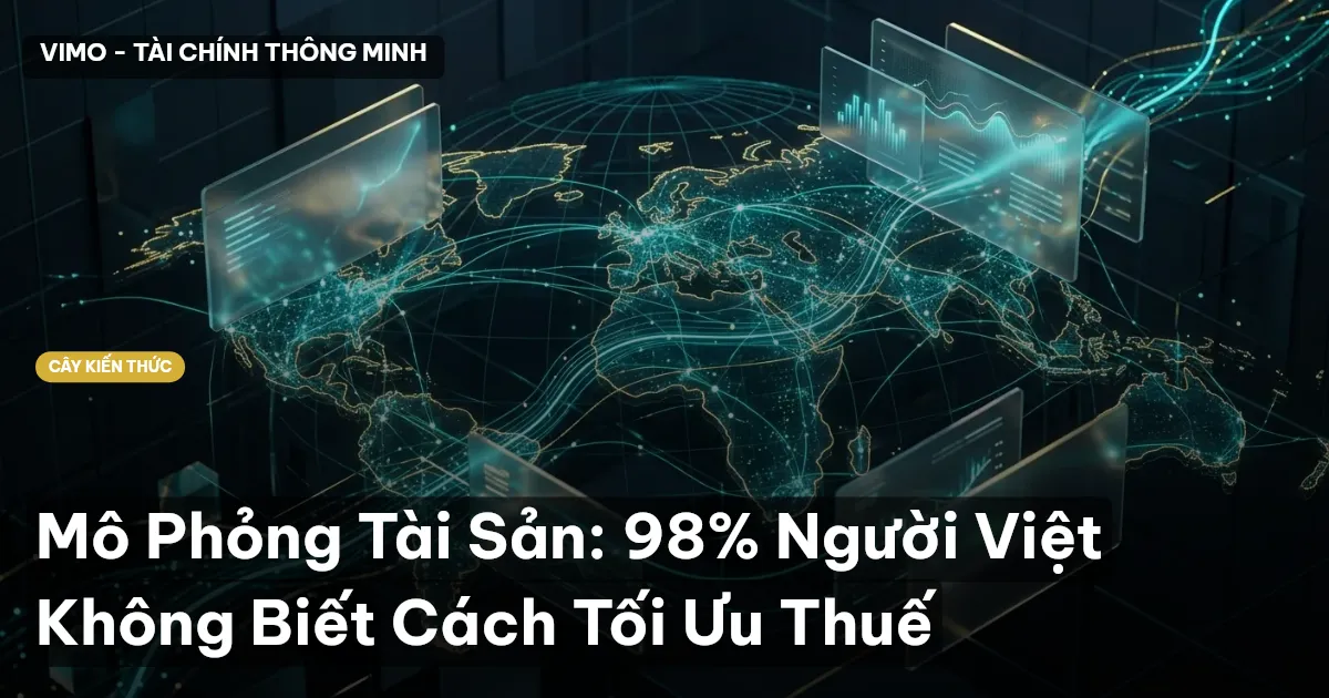 Mô Phỏng Tài Sản: 98% Người Việt Không Biết Cách Tối Ưu Thuế