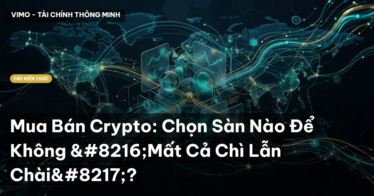 Mua Bán Crypto: Chọn Sàn Nào Để Không ‘Mất Cả Chì Lẫn Chài’?