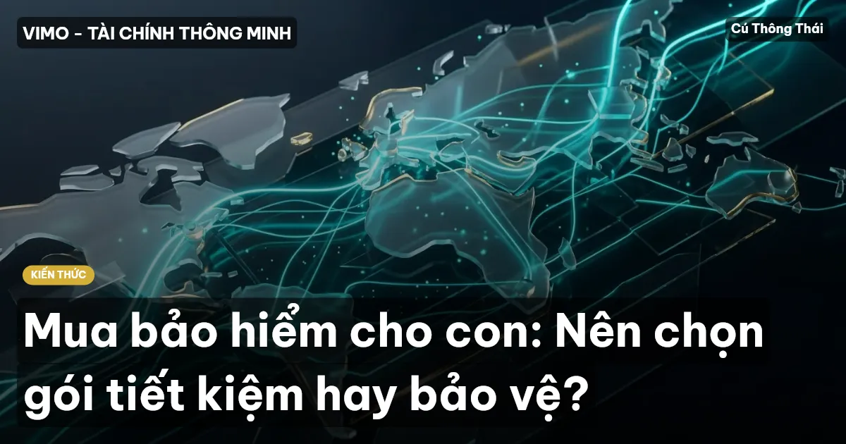 Mua bảo hiểm cho con: Nên chọn gói tiết kiệm hay bảo vệ?