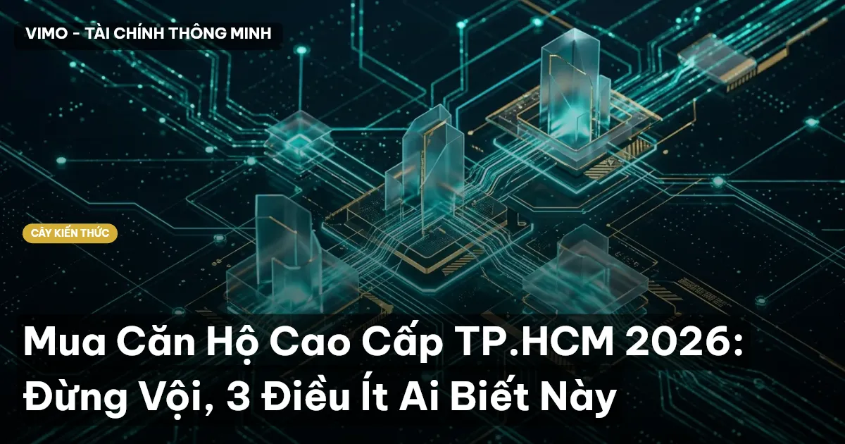 Mua Căn Hộ Cao Cấp TP.HCM 2026: Đừng Vội, 3 Điều Ít Ai Biết Này