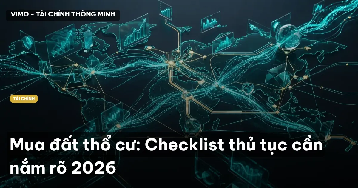 Mua đất thổ cư: Checklist thủ tục cần nắm rõ 2026