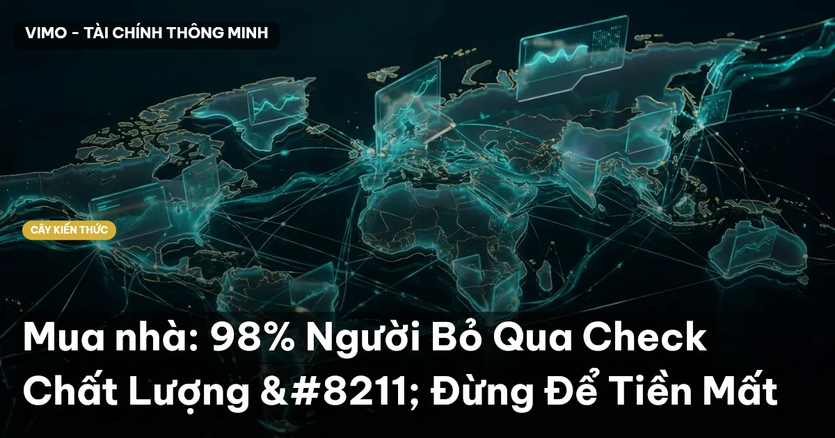 Mua nhà: 98% Người Bỏ Qua Check Chất Lượng – Đừng Để Tiền Mất