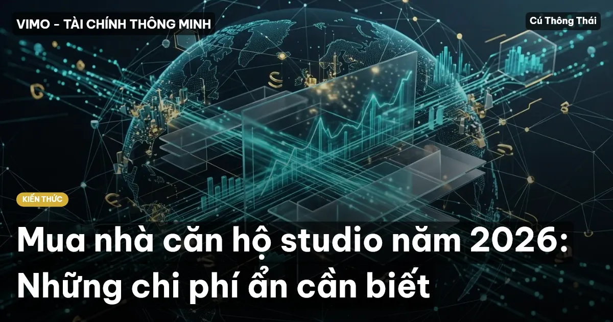 Mua nhà căn hộ studio năm 2026: Những chi phí ẩn cần biết