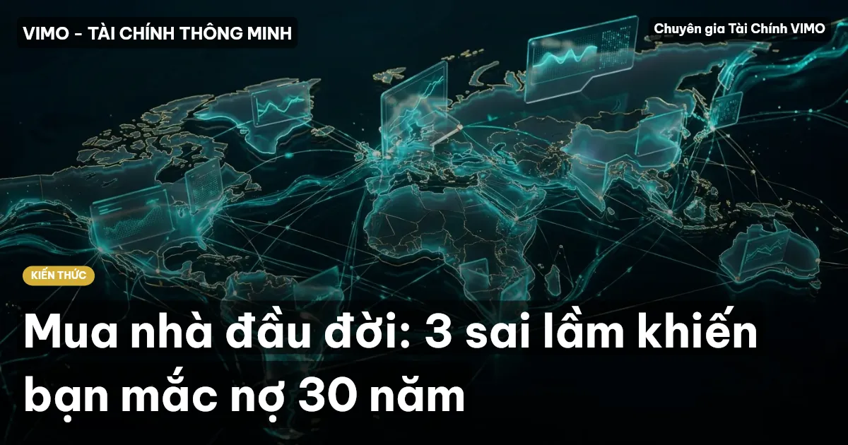 Mua nhà đầu đời: 3 sai lầm khiến bạn mắc nợ 30 năm