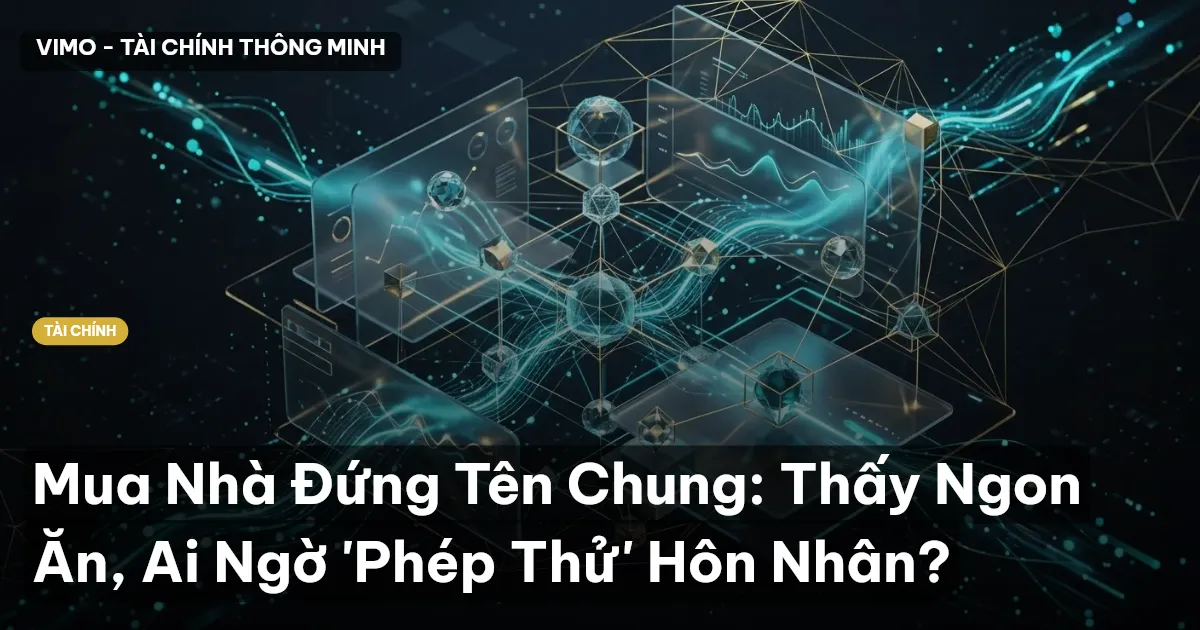 Mua Nhà Đứng Tên Chung: Thấy Ngon Ăn, Ai Ngờ 'Phép Thử' Hôn Nhân?