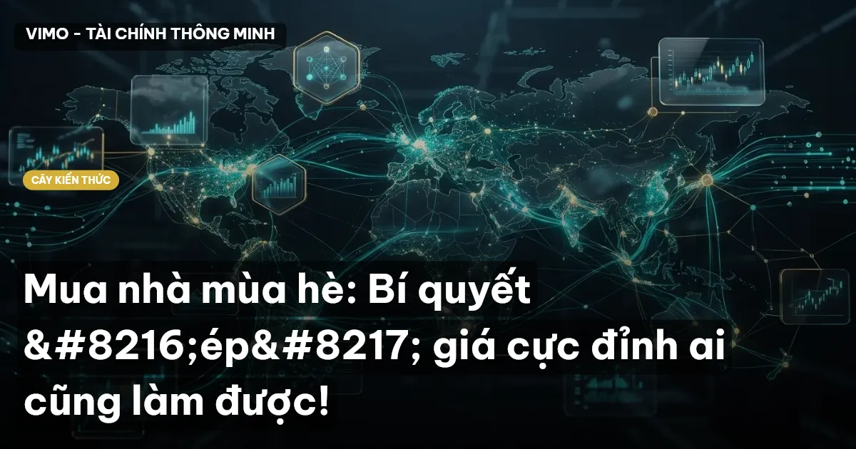 Mua nhà mùa hè: Bí quyết ‘ép’ giá cực đỉnh ai cũng làm được!