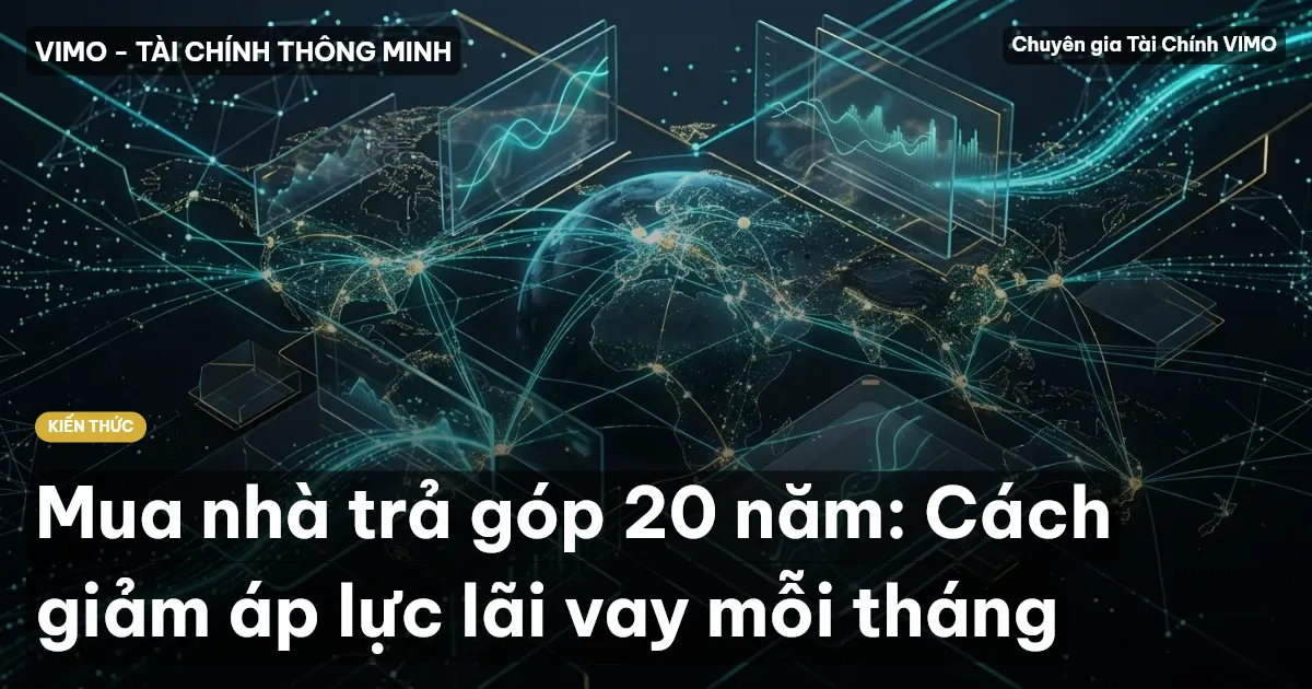 Mua nhà trả góp 20 năm: Cách giảm áp lực lãi vay mỗi tháng